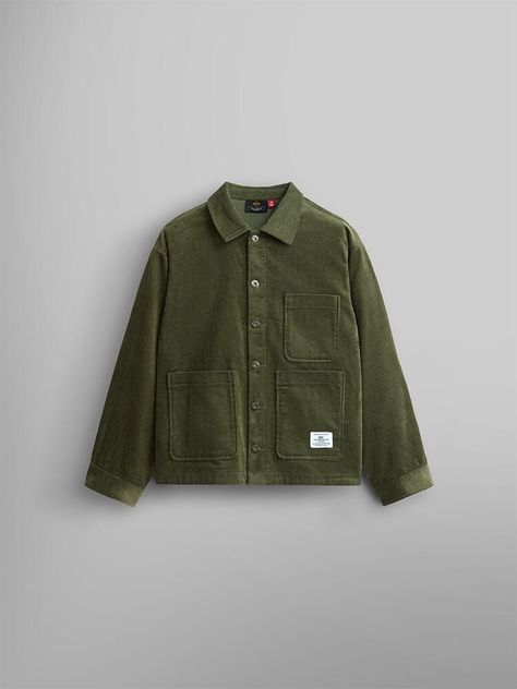 CORDUROY CHORE COAT W - OG-107 GREEN / XS- #Chore #Coat #Corduroy #Green #OG107 Check more at https://howcandothis.com/manstyle/corduroy-chore-coat-w-og-107-green-xs/ Green Corduroy Jacket Outfit, Green Chore Jacket, Corduroy Jacket Outfit, Military Style Fashion, Style Guru, Carhartt Jacket, Canvas Jacket, Wardrobe Update, Chore Coat