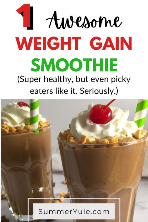 Adding Weight Foods, Smoothies For Bulking, High Calorie Foods To Gain Weight Meals, High Calorie Shakes Recipes, High Calorie Breakfast Smoothie, Foods To Gain Weight Kids, Avocado Weight Gain Smoothie, High Calorie Vegan Foods, Healthy Smoothies To Gain Weight Recipes