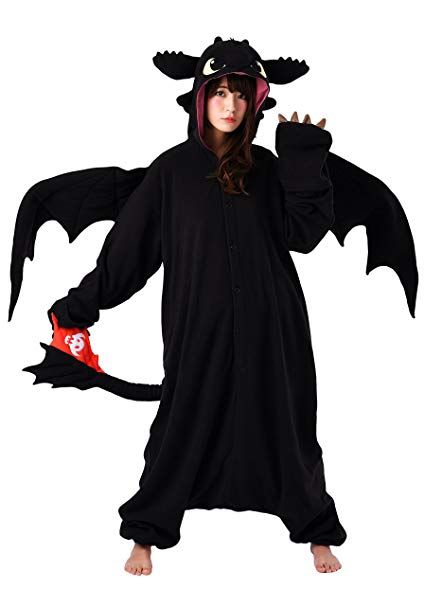 Toothless Kigurumi From How To Train Your Dragon Pajamas For Teens, Dragon Toothless, Halloween Comic, Onesie Costumes, Animal Pajamas, Toothless Dragon, Comfy Pajamas, Cute Onesies, Dragon Costume