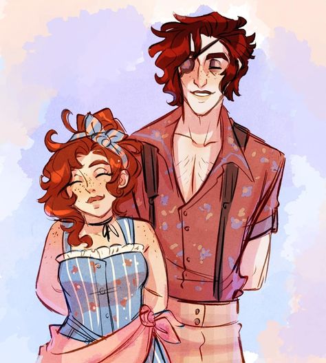 Julian And Portia, Portia The Arcana, Portia Devorak, Demi Bourbon, Arcana Characters, Arcana Art, Arcana Game, The Arcana, Cartoon Artist