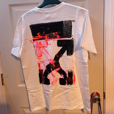 Off white t shirt Off White Tshirt, Off White T Shirt, Off White Shirt, Off White Tees, Off White Clothing, Off-white Logo, White Clothing, Off White Shoes, White Shirt Men