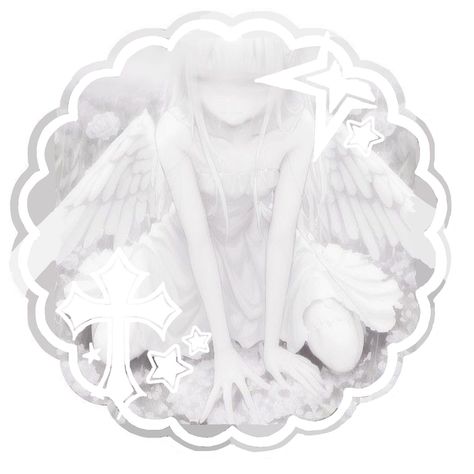 No credits needed <3 Angelcore Pc Wallpaper, Angel Playlist Cover, Discord Profile Pics And Banner, Aesthetic Discord Profile Layout, Angel Core Pfp, Angel Banner Discord, Angelic Aesthetic Wallpaper, Encore Pfp, White And Pink Pfp