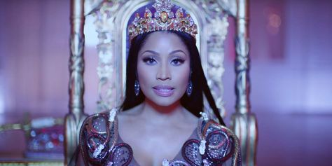 Nicki Minaj Takes The Throne in Her 'No Frauds' Music Video Nicki Minaj No Frauds, Drake Lil Wayne, Lil Boosie, Aesthetic Header, Nikki Minaj, Yo Gotti, Nicki Minaj Pictures, Lil Durk, Gucci Mane