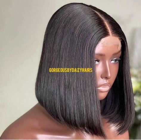 Vietnamese bulb 100 percent human hair Bob Human Hair Wigs, Hair Natural Color, Closure Wigs, Straight Bob, Wigs Human Hair, Short Bob Wigs, Lace Closure Wig, Closure Wig, Hair Natural