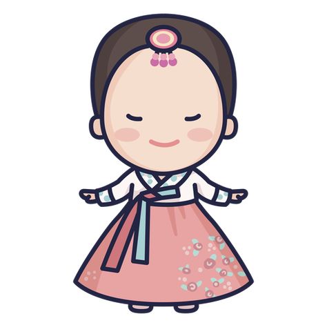 Cute south korean lady with hanbok character #AD , #Affiliate, #affiliate, #korean, #character, #hanbok, #south Korean App Icons, Hanbok Cartoon, Korea Art Draw, Hanbok Illustration, Hanbok Drawing, Hanbok Art, Travel Korea, Korean Cartoon, Game 2d