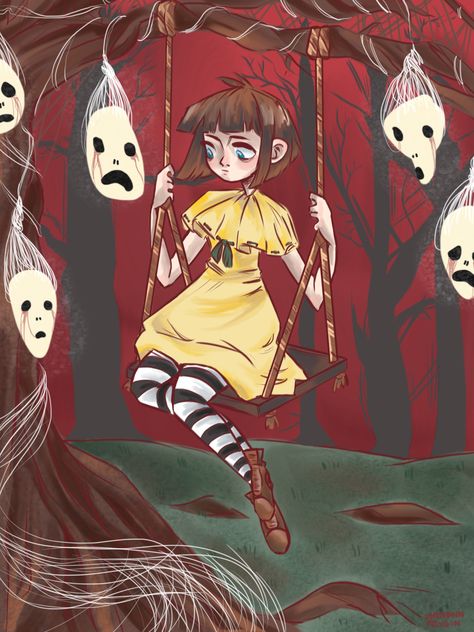 this game is a perfect mix of lovely and absolutely disturbing Fren Bow, Fran Bow, Creepy Games, Bow Art, Little Misfortune, Desenhos Gravity Falls, Scary Games, Sally Face, Hd Phone Wallpapers