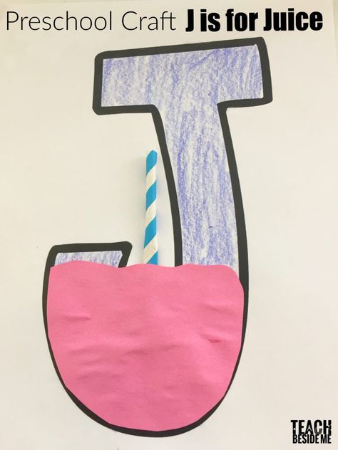 Letter of the Week: Preschool Letter J Activities – Teach Beside Me J Crafts For Preschool, J Preschool Crafts, J Crafts For Toddlers, J Letter Craft Preschool, Letter J Art Preschool, J Week Preschool, J Is For Juice, Letter J Activity For Preschoolers, Letter J Activities For Toddlers