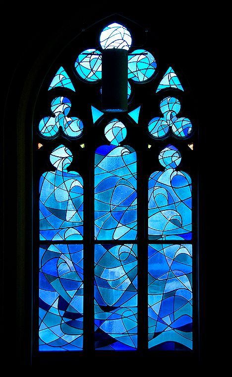 Aesthetic Manhwa, Glass Art Ideas, Stain Glass Window Art, Gothic Windows, Hollow Art, Glass Window Art, Heavy Industry, Blue Stain, Creative Challenge