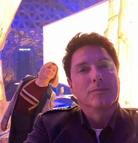 People In Space, Doctor Who Cast, Doctor Who Tumblr, Thirteenth Doctor, Captain Jack Harkness, Jack Harkness, Jodie Whittaker, 13th Doctor, John Barrowman