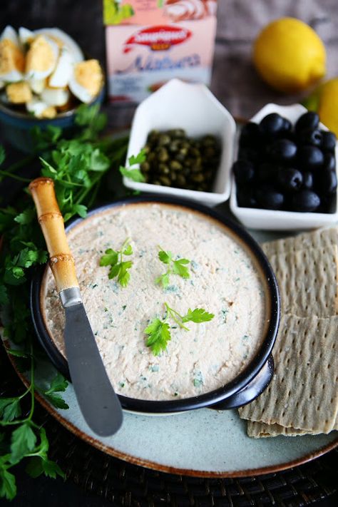 Tuna Niçoise Pâté Entertaining Appetizers, Taste Of Home Recipes, Kerrygold Butter, Taste Of Home, How To Squeeze Lemons, Roasted Garlic, Everyday Food, Boiled Eggs, Sweet Savory