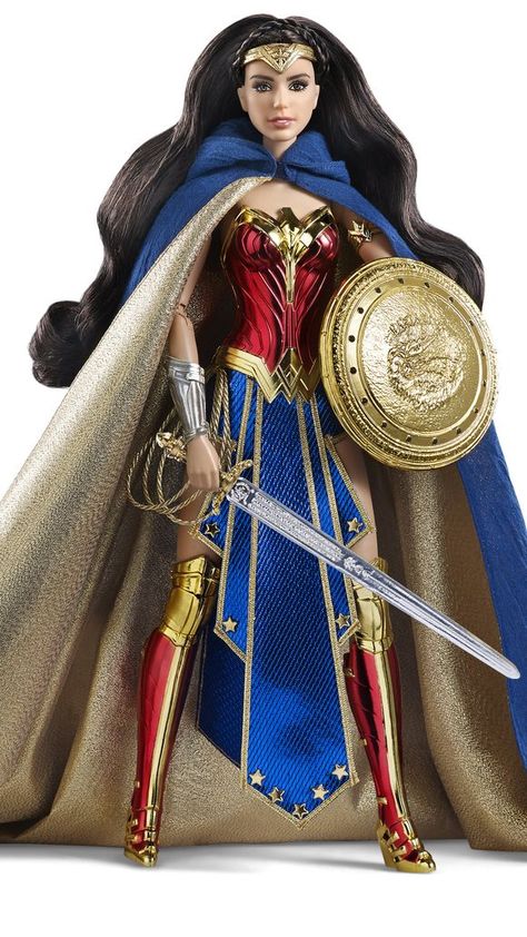 The Amazon Princess Wonder Woman Barbie ($80) available June 17 @ http://www.mattycollector.com/ Mattel Shop, Gal Gadot Wonder Woman, Wonder Woman Costume, Lynda Carter, Wonder Women, Barbie Toys, Batman Vs Superman, Barbie I, Dc Comic