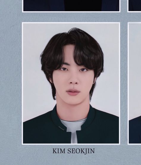 Id Photo, Kim Jin, Kpop Posters, Class B, Seokjin Bts, Bulletproof Boy Scouts, School Photos, Power Couple, Worldwide Handsome