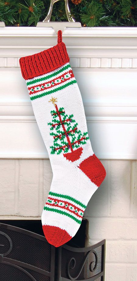 Christmas Tree Stockings Sewing Pattern Christmas Stocking Pattern Free, Knitted Christmas Stocking Patterns, Stocking Pattern Free, Crochet Christmas Stocking Pattern, Crochet Stocking, Vintage Christmas Stockings, Crochet Christmas Stocking, Mary Maxim, Christmas Stockings Diy