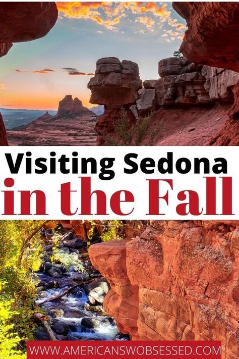 15 Ways to Enjoy Fall in Sedona, AZ. Click through to find out all the Sedona Attractions in Fall from hiking to see the fall foliage to apple picking. Fall is the best time to visit Sedona. Sedona Az Hikes, Sedona Fashion Women's Clothes, Sedona Must Do, Thanksgiving In Sedona, Fall In Sedona Arizona, Sedona Arizona Things To Do In November, Sedona Packing List Fall, What To Wear In Sedona In October, What To Do In Sedona Az