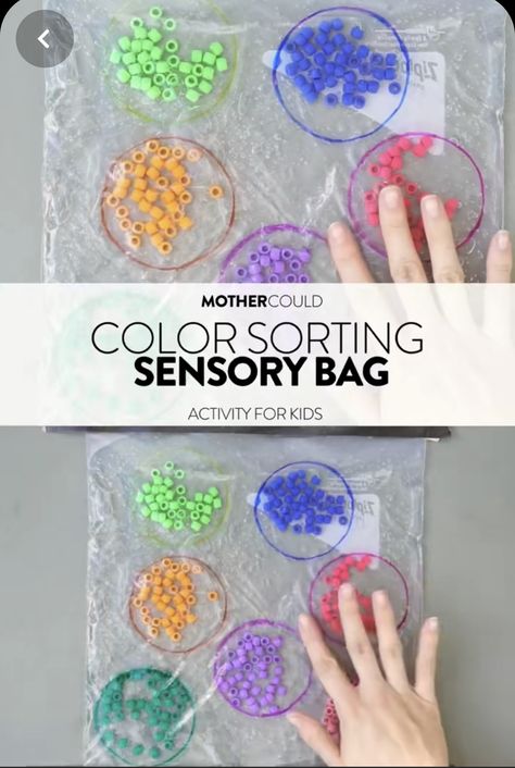 Kids Sensory Activities, Sensory Activities For Preschoolers, Bag Video, Sensory Bag, Sensory Bags, Sensory Crafts, Sensory Activities Toddlers, Sensory Activity, Toddler Sensory