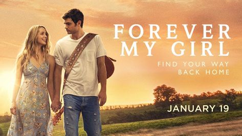 Forever My Girl Movie, Jessica Rothe, Alex Roe, Romance Movies Best, Travis Tritt, Latest Hollywood Movies, Forever My Girl, 2018 Movies, Au Pair