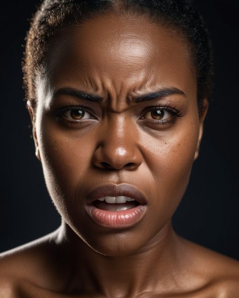 Angry Angolan Lady #ai #aiphotography #stablediffusion #diffusedcreations Annoying Face Expression, Angry Faces, Angry Woman, Third Grade Math Worksheets, Angry Look, 1000 Faces, Angry Women, Eagle Painting, Art Photography Portrait