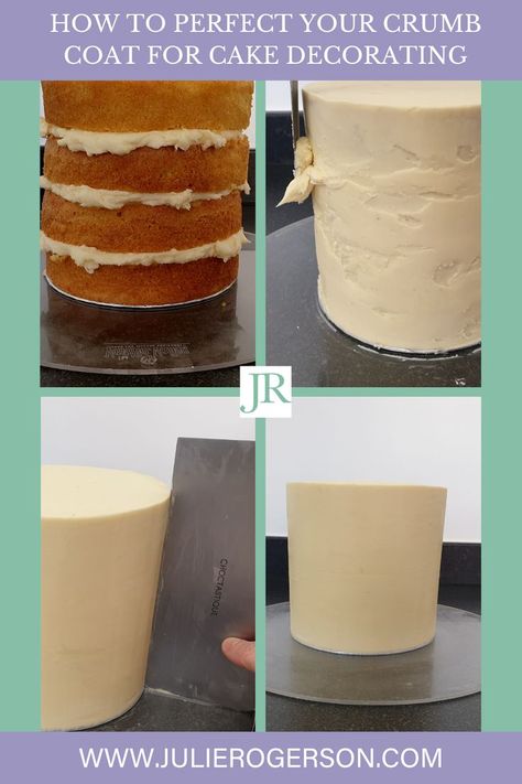 Crumb Coating A Cake, Amazing Birthday Cakes, Vanilla Ganache, Crumb Coat, Chocolate Ganache Cake, Ganache Recipe, Cake Tips, Buttercream Wedding Cake, Living In Japan