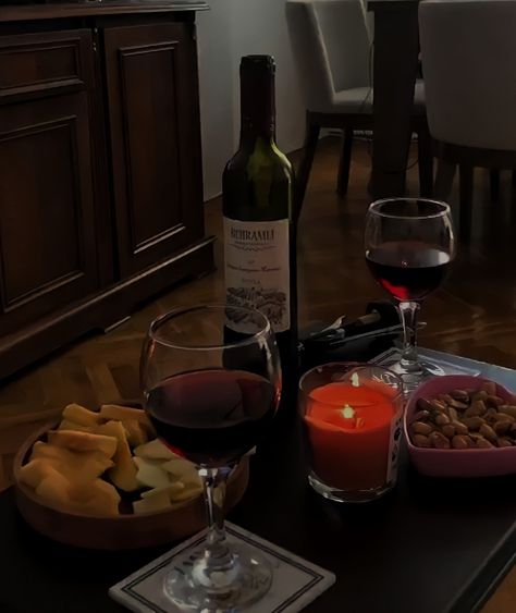 Wine Night Aesthetic Couple, Wine Night At Home Aesthetic, Wine At Home Aesthetic, Cozy Wine Night Aesthetic, Wine Mom Aesthetic, Romantic Wine Night, Wine Night Aesthetic, Zeynep Core, Cozy Home Aesthetic