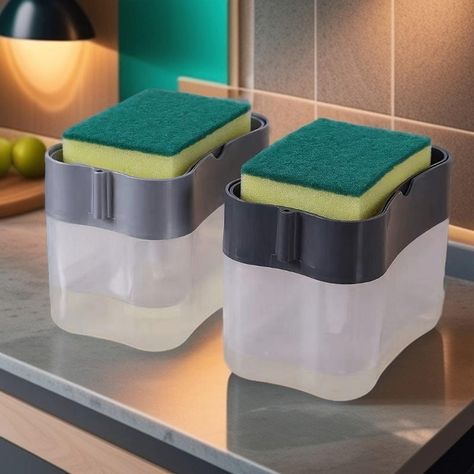 Liquid Detergent Dispenser! Link in BIO Introducing the ultimate cleaning companion – our Liquid Detergent Dispenser! This ingenious tool merges a soap dispenser with a handy sponge holder, streamlining your dishwashing and cleaning tasks. 🍽️✨ Effortless Press-Type Pump: Dispensing detergent is a breeze, ensuring a user-friendly experience. The integrated sponge holder keeps your cleaning tool close at hand. 🤲🧼 Ideal for Kitchen & Bathroom: Add organization, reduce clutter, and elevate y... Liquid Detergent Dispenser, Detergent Dispenser, Cleaning Tasks, Liquid Detergent, Sponge Holder, Cleaning Tools, Kitchen Bathroom, Soap Dispenser, Kitchens Bathrooms