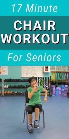 These chair exercises for seniors are a low impact way to work out if you’re sitting at a desk or not comfortable doing a standing workout. Chair Workout, Standing Workout, Seated Exercises, Yoga For Seniors, Muscle Abdominal, Chair Exercises, Chair Yoga, Easy Yoga Workouts, Balance Exercises