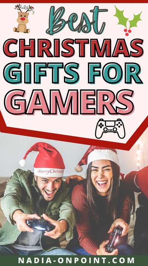 Christmas Gift Ideas! Are you looking for the perfect Christmas Gifts for Gamers? Here you will find the perfect Christmas gift ideas for gamers | Christmas gifts for gamers boyfriend | christmas gift ideas for pc gamers | best christmas gifts for gamers | Gamers Christmas Gifts. #gamers #christmas #giftideas Gifts For Gamer Husband, Diy Gifts For Gamers, Gift Ideas For Gamers, Boyfriend Christmas Gift Ideas, Gifts For Gamer Boyfriend, Christmas Gifts Diy Homemade, Gamer Boyfriend, Gifts For Gamers, Homemade Gift Ideas