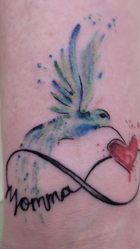 Mom Memorial, Bird Tattoos, I Am Lucky, Hummingbird Tattoo, Celtic Tattoos, Tattoos For Kids, Birds Tattoo, Next Tattoo, Another One