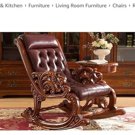 https://amzn.to/43goyu1 SHOP AND BUY ANTIQUE TREDITIONAL ROCKING ARMCHAIR TODAY Furniture Hub Antique Royal Look Resting Traditional Rocking Chair Wood with Armchair for Indoor, Outdoor & Garden (Sheesham Wood, Brown) About this item Ergonomic designed curve suits human being structure perfectly, providing maximum comfort Material - Wood : Color - Brown & Black : Size - 94 x 61 x 109 Cm Premium Embosed Finishing, Handcrafted By Skilled Craftsmen Leg rest and armrest for relaxed seating. Per... Rocking Chair Wood, Rocking Armchair, Leg Rest, Chair Wood, Royal Look, Sheesham Wood, Human Being, Wood Color, Wood Chair