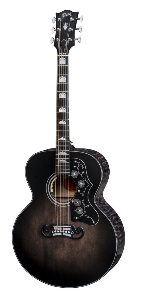 Gibson Black beauty Gibson Sj200, Guitar Outline, Black Acoustic Guitar, Guitar Studio, Gibson Acoustic, Bass Ukulele, Pet Fence, Guitar Photography, Gibson Guitar