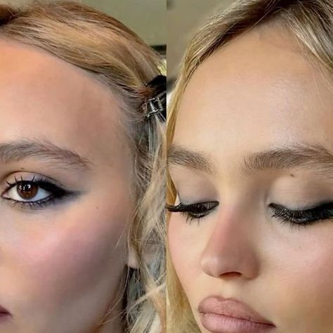 Lily Rose Drop Makeup, Jocelyn Makeup, Celeb Makeup, Fair Skin Makeup, Mac Desktop, Rose Depp, Power Of Makeup, Makeup Idea, Strawberry Blonde Hair