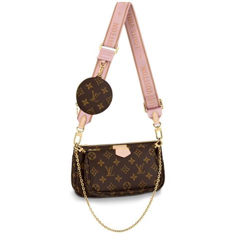 Lv Multi Pochette, Sac Louis Vuitton, Pochette Louis Vuitton, Louis Vuitton Store, Louis Vuitton Multi Pochette, Louis Vuitton Pink, Louis Vuitton Crossbody, Popular Handbags, Dream Bags