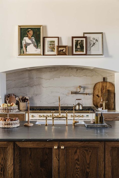 A Modern English Country Home | Lark & Linen Villa Kitchen, House Rehab, Modern English Country, English Country Home, Modern Nest, Spec Home, Paradise Valley Arizona, Stonewall Kitchen, Country Kitchens