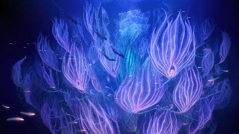 Metkayina Tree Of Souls, Avatar The Way Of Water Tree Of Souls, Avatar Underwater Wallpaper, Avatar Sacred Tree, Soul Tree Avatar, Avatar The Way Of Water Spirit Tree, Cove Of Ancestors Avatar, Avatar Water Clan, Metkayina Spirit Tree