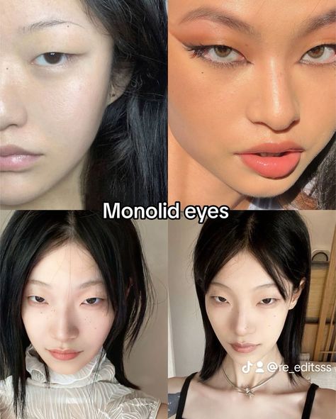 Which eyes do you have? Different Kinds Of Eyes Shape, Asian Eyes Types, Kinds Of Eyes Shape, Asian Eyes Reference, Character Physical Traits, Types Of Eyes Shapes, Down Turned Eyes, Eye Color Ideas, Eye Types