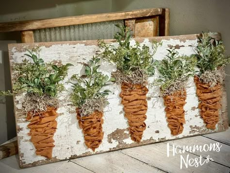 Carrot Craft, Craft Night Ideas, Carrot Patch, Easter Spring Crafts, Primitive Easter, Easter Wood Crafts, Easter Craft Ideas, Spring Decorating Ideas, Farmhouse Easter