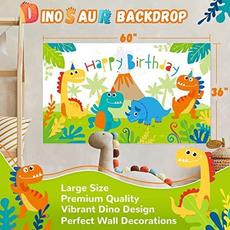 Ships within 24 Hours or Less! Buy This Product Form Our Website For Your Amazing Party! Dinosaur Birthday Party Supplies Serves 16 with Backdrop, Dinosaur Party Decorations for Boys, Complete Pack Include Hanging Swirls, Tablecloth, Plates and Napkins Set, Total 173pcs Shop at https://www.homepartyking.com/product/dinosaur-birthday-party-supplies-serves-16-with-backdrop-dinosaur-party-decorations-for-boys-complete-pack-include-hanging-swirls-tablecloth-plates-and-napkins-set-total-173pcs Dinosaur Party Decorations, Dino Party, Dinosaur Birthday Party, Dinosaur Party, Dinosaur Birthday, Birthday Party Supplies, Napkins Set, 2nd Birthday, Party Decorations