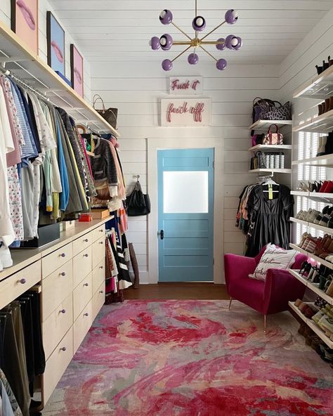 Large Walk In Closet, Dressing Room Closet, Big Closets, Sazerac, Closet Remodel, Closet Room, Pine Floors, Room Closet, Funky Design