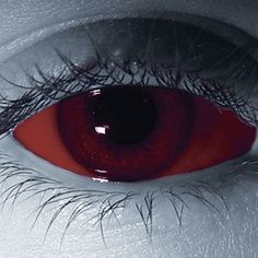 Red Sclera, Red Contact Lenses, Arcana Julian, Red Contacts Lenses, Color Contacts For Halloween, Cool Contacts, Supernatural Cosplay, Vampire Contacts, Zombie Eyes