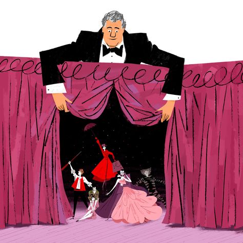 Opera Illustration, Theater Illustration, Stage Illustration, Theatre Drawing, Theatre Illustration, Cameron Mackintosh, Theatre Art, Theater Art, Theatre Scene