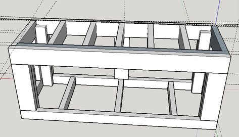 DIY 125 Gallon Fish Aquarium Stand | REEF2REEF Saltwater and Reef Aquarium Forum 125 Gallon Aquarium Stand, Fish Tank Stand Ideas Diy, Aquarium Stand Diy, 55 Gallon Aquarium Stand, 125 Gallon Aquarium, Diy Aquarium Stand, 55 Gallon Tank, Cichlid Tank, Turtle Tanks