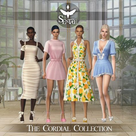 A direct link to the pictured custom content made by Sentate! #thesims4 #thesims #thesims4cc #sims4cc #simscustomcontent #sims4customcontent #sims4customcontent Sims 4 Cheats, Sims 4 Dresses, Sims 4 Mm, The Sims 2, Sims 4 Cc Packs, Best Sims, Sims 4 Cas, Sims 4 Game, Sims 4 Cc Finds