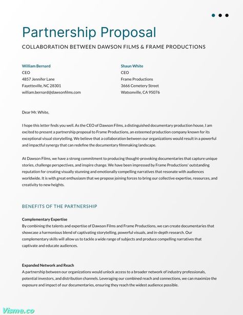 How to Write Professional Proposal Letter for Your Business [Including Template] How To Write A Business Proposal, Business Proposal Letter, Marketing Letters, Business Partnership, Documentary Filmmaking, Proposal Letter, Essay Tips, Letter Find, Business Ownership