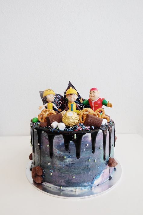 Boboiboy in Galaxy adventure by Wifeywhobakes Boboiboy Cake Birthday, Boboiboy Cake, Wheels Cake, Hot Wheels Cake, Galaxy Cake, 4 Birthday, Decoration Cake, Boboiboy Galaxy, Decoration Idea