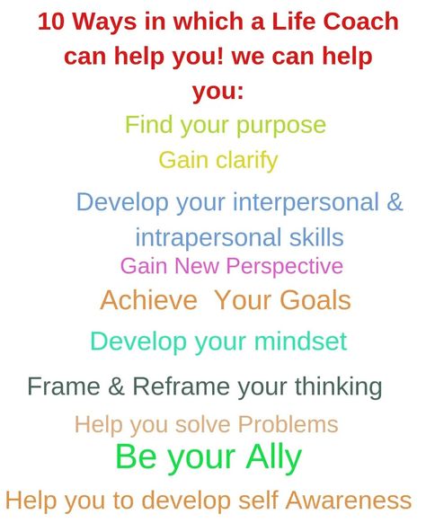 Have you ever wondered how can a Life coach benefit you? Here are 1O benefits of using a Life Coach! 1. Find your purpose 2.Gain Clarity 3.Develop your interpersonal and intrapersonal skill 4. Achieve your Goals 5.Develop your mindset 6.frame & reframe your thinking 7.help you solve Problems 8. Gain new perspective 9. Be your Ally 10. Help you to develop self Awareness Life Coaching Business, Find Your Purpose, Solve Problems, Life Coaching, Self Awareness, New Perspective, Achieve Your Goals, Coaching Business, Life Coach