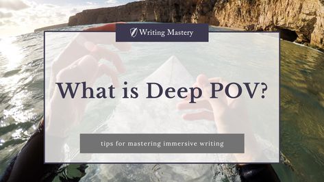 What is Deep POV? Deep Pov, Scene Writing, Markus Zusak, The Third Person, The Book Thief, Ya Novels, Spoken Words, Middle Grades, A Character