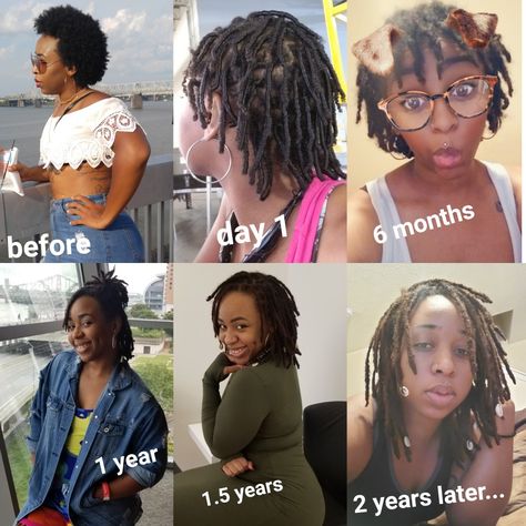 Locs, loc journey, locaversary Locs Growth Journey, Loc Stages, Locs Starter, Interlocking Locs, Loc Growth, Hair Twist, Dreadlock Style, Dyed Hair Inspiration, Braided Cornrow Hairstyles