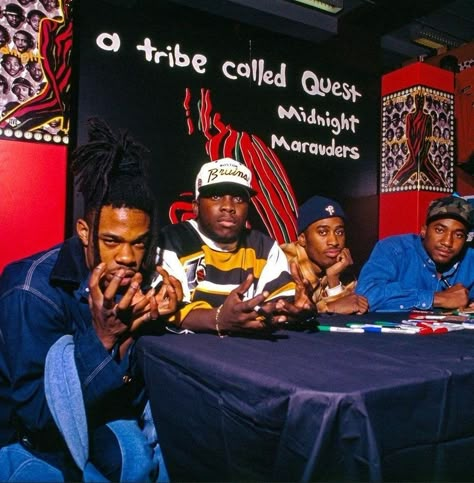 Midnight Marauders, Black American Culture, Album Release Party, Hip Hop Classics, Old Head, A Tribe Called Quest, Busta Rhymes, Tribe Called Quest, 90s Hip Hop Fashion