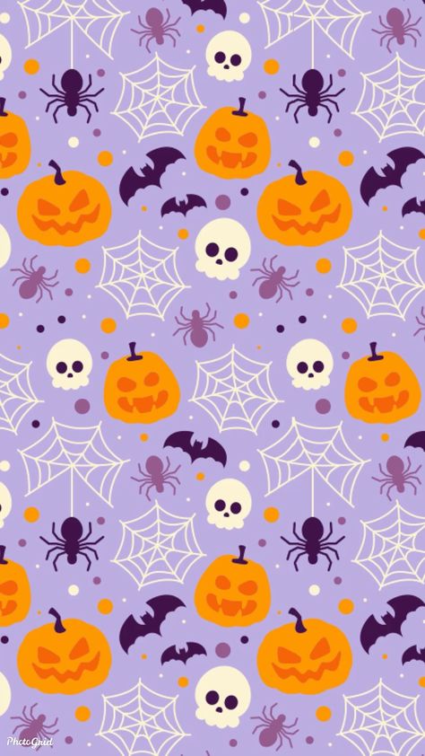 Halloween Aethstetic Background, Cute Fall Halloween Wallpapers, Halloween Backgrounds For Ipad, Cute Halloween Pattern, Purple Halloween Background, Glitter Halloween Wallpaper, Colorful Halloween Wallpaper, Cute Fall Phone Wallpaper, Podcast Wallpapers