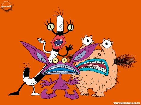 Real Monsters Real Monsters Cartoon, 90s Nickelodeon Cartoons, Nickelodeon Costumes, Ahh Real Monsters, Nickelodeon 90s, Real Monsters, Nickelodeon Cartoons, Nickelodeon Shows, 90s Cartoons