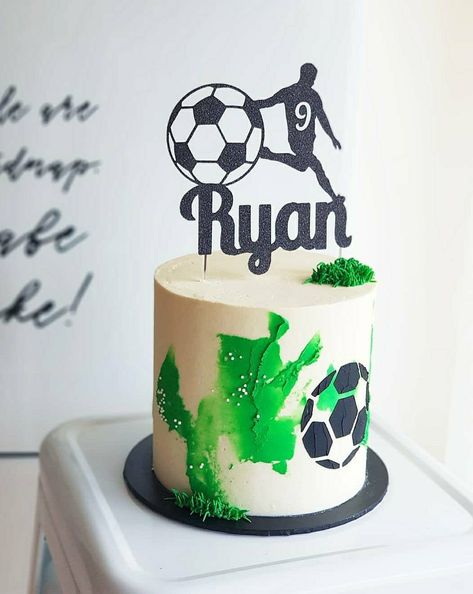 Football cake topper, Soccer cake topper, Soccer name topper, football name topper, player cake topper, boy name topper, Soccer name sign Soccer Cakes, Soccer Ball Cake, Soccer Birthday Cakes, Neon Cakes, Football Cake Toppers, Football Birthday Cake, Diy Cake Topper Birthday, Soccer Cake, Soccer Birthday Parties